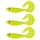 NEVIS Twister Shad Nevis 3db/cs (Flash Chartreuse)