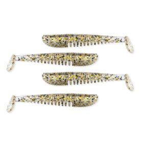 NEVIS Impulse Shad 10cm 4db/cs (Salt and Pepper)