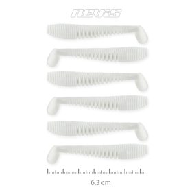 NEVIS Impulse Shad 6.3cm 6db/cs (Classic white)