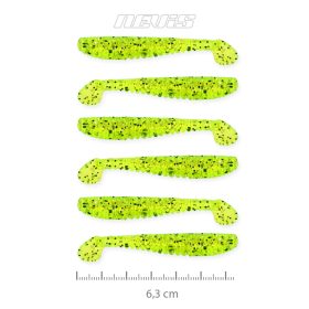 NEVIS Impulse Shad 6.3cm 6db/cs (Poppy Green)