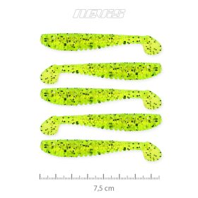 NEVIS Impulse Shad 7.5cm 5db/cs (Poppy Green)