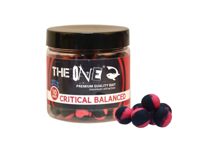 THE ONE CRITICAL BALANCED HOOKBAIT STRAWBERRY&MUSSEL 10 MM BLACK - PINK 50 GR