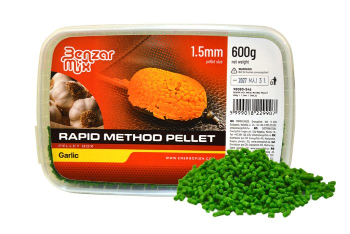 BENZAR RAPID METHOD PELLET FOKHAGYMA 1,5MM 600GR