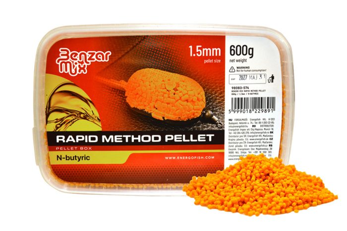 BENZAR RAPID METHOD PELLET VAJSAV 1,5MM 600GR