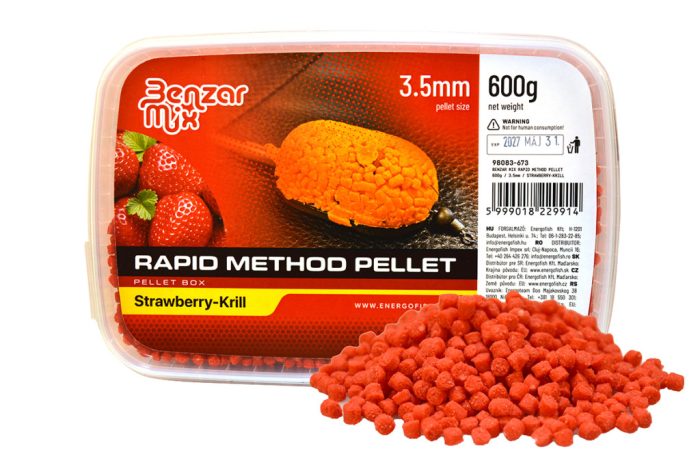BENZAR RAPID METHOD PELLET EPER&KRILL 3,5MM 600GR