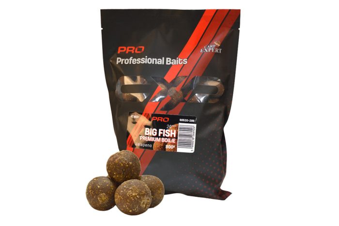 CARP EXPERT PRO  BIG FISH PREMIUM BOILIE 800G JALAPENO 24MM
