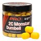 CARP EXPERT PRO  2C MONSTER DUMBELL 50G STRAWBERRY-HALIBUT 8X10MM