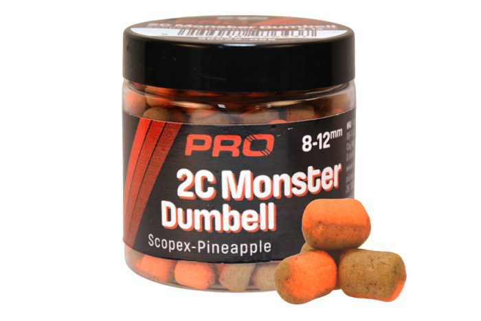 CARP EXPERT PRO 2C MONSTER DUMBELL 50G SCOPEX-PINEAPPLE 8X10MM