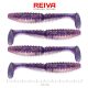 REIVA Zander Power Shad 10cm 4db/cs (Purple Pearl)