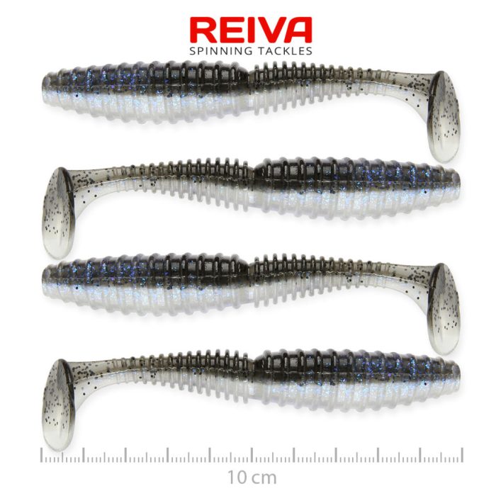 REIVA Zander Power Shad 10cm 4db/cs (Magic Fish)