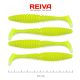 REIVA Zander Power Shad 10cm 4db/cs (Flash Lemonade)