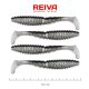 REIVA Zander Power Shad 10cm 4db/cs (Flash Bleak)
