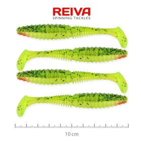 REIVA Zander Power Shad 10cm 4db/cs (Watermelon)