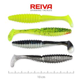 REIVA Zander Power Shad 10cm 4db/cs (4szín)