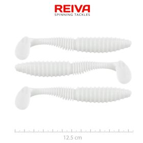 REIVA Zander Power Shad 12,5cm 3db/cs (Classic White)