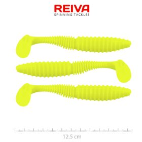 REIVA Zander Power Shad 12,5cm 3db/cs (Lemonade)