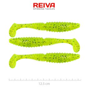 REIVA Zander Power Shad 12,5cm 3db/cs (Poppy Green)