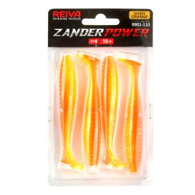 REIVA Zander Power Shad 12,5cm 3db/cs (Shiny Orange)