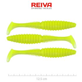 REIVA Zander Power Shad 12,5cm 3db/cs (Flash Lemonade)