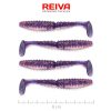 REIVA Zander Power Shad 8cm 4db/cs (Purple Pearl)