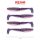 REIVA Zander Power Shad 8cm 4db/cs (Purple Pearl)