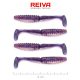 REIVA Zander Power Shad 8cm 4db/cs (Purple Pearl)