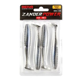 REIVA Zander Power Shad 8cm 4db/cs (Magic Fish)