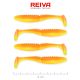 REIVA Zander Power Shad 8cm 4db/cs (Shiny Orange)