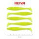 REIVA Zander Power Shad 8cm 5db/cs (Flash Lemonade)