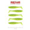 REIVA Flat Minnow Shad 5cm 5db/cs (Poppy Green)