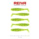 REIVA Flat Minnow Shad 5cm 5db/cs (Poppy Green)