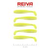 REIVA Flat Minnow Shad 5cm 5db/cs (Flash Lemonade)
