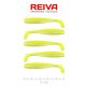 REIVA Flat Minnow Shad 5cm 5db/cs (Flash Lemonade)