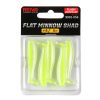 REIVA Flat Minnow Shad 5cm 5db/cs (Flash Lemonade)