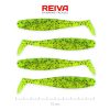 REIVA Flat Minnow shad 10cm 4db/cs (Poppy Green)