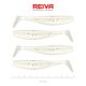 REIVA Flat Minnow Shad 10cm 4db/cs (Pearl Dot)