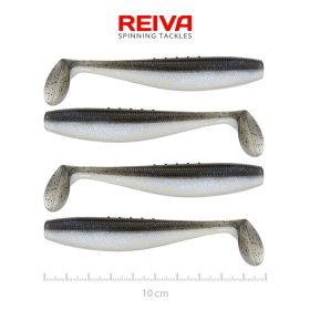 REIVA Flat Minnow Shad 10cm 4db/cs (Magic Fish)
