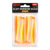 REIVA Flat Minnow shad 12,5cm 3db/cs (Shiny Orange)