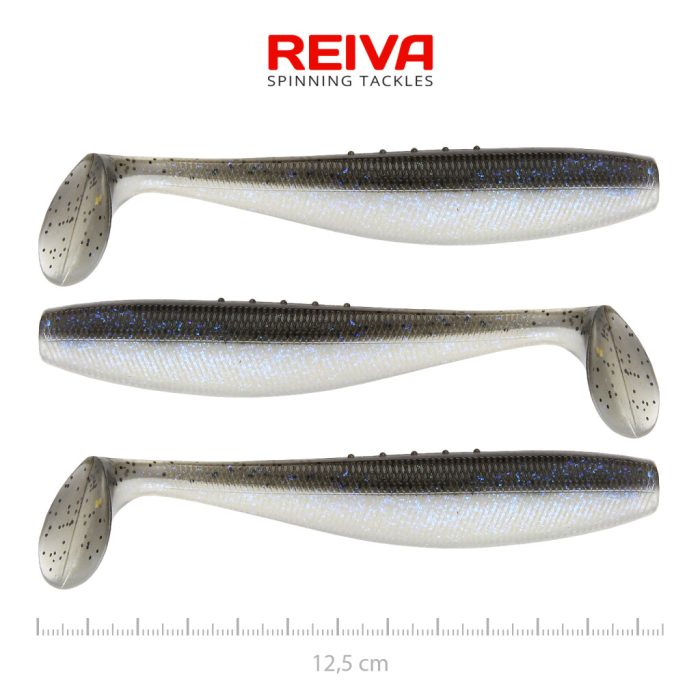 REIVA Flat Minnow shad 12,5cm 3db/cs (Magic Fish)