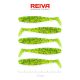 REIVA Flat Minnow shad 7,5cm 5db/cs (Poppy Green)