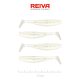 REIVA Flat Minnow shad 7,5cm 4db/cs (Pearl Dot)