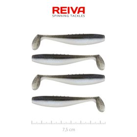 REIVA Flat Minnow shad 7,5cm 4db/cs (Magic Fish)