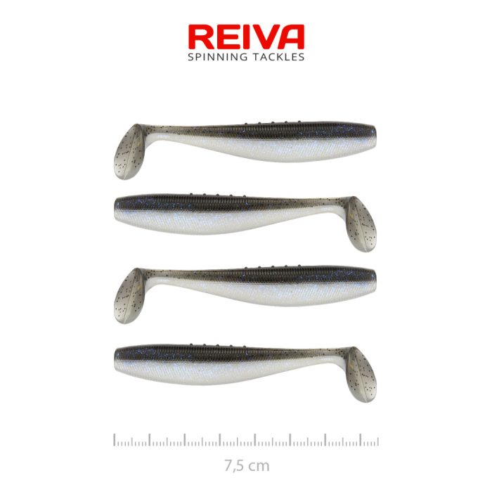 REIVA Flat Minnow shad 7,5cm 4db/cs (Magic Fish)
