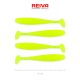 REIVA Flash Shad 10cm 4db/cs (Lemonade)