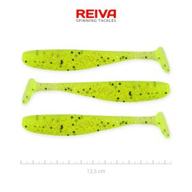 REIVA Flash Shad 12.5cm 3db/cs (Poppy green)