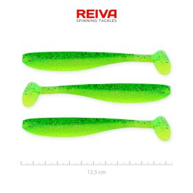 REIVA Flash Shad 12.5cm 3db/cs (Poison Green)