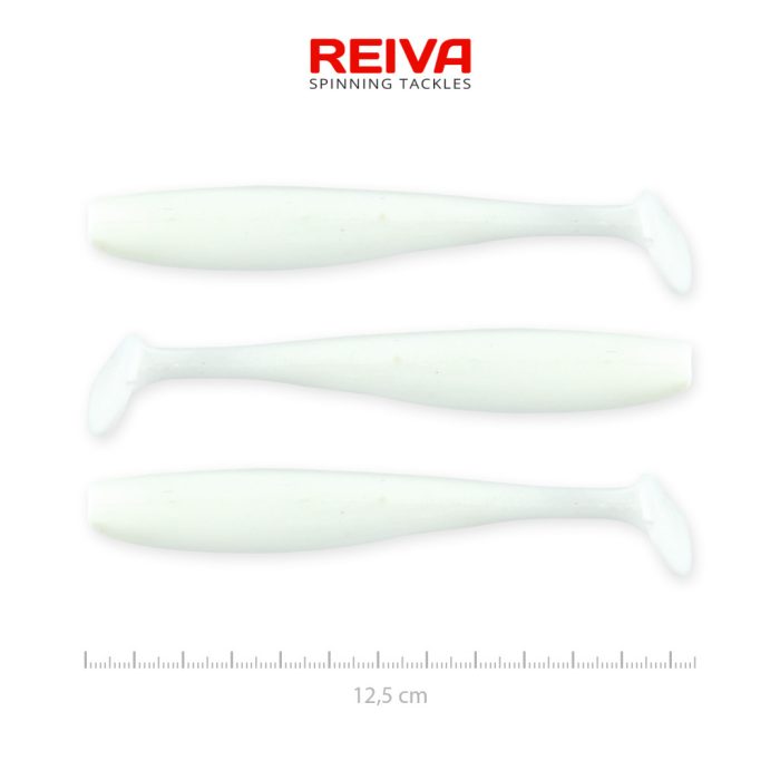 REIVA Flash Shad 12.5cm 3db/cs (Classic White)