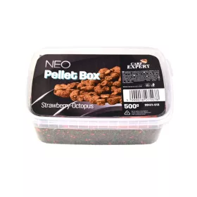 CARP EXPERT NEO BOX PELLET BOX 500G STRAWBERRY-OCTOPUS