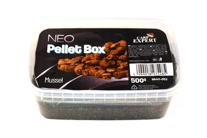 CARP EXPERT NEO BOX PELLET BOX 500G MUSSEL
