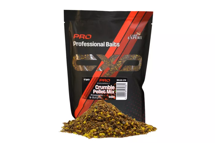 CARP EXPERT PRO GROUNDBAIT CRUMBLE PELLET MIX 800G PINEAPPLE-N-BUTYRIC